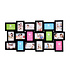 Decopatent Decopatent - XL Fotolijst Collage voor 18 Foto's van (10x15 & 15x10 Cm) - Fotolijsten - Fotolijstje met 18 fotokaders - 89 x 46 Cm - Zwart