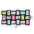 Decopatent Decopatent - XL Fotolijst Collage voor 18 Foto's van (10x15 & 15x10 Cm) - Fotolijsten - Fotolijstje met 18 fotokaders - 89 x 46 Cm - Zwart