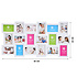 Decopatent Decopatent - XL Fotolijst Collage voor 18 Foto's van (10x15 & 15x10 Cm) - Fotolijsten - Fotolijstje met 18 fotokaders - 89 x 46 Cm - Wit