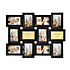 Decopatent Decopatent - Fotolijst Collage voor 12 Foto's van (10x15 & 15x10 Cm) - Fotolijsten - Fotolijstje met 12 fotokaders - 70 x 52 Cm - Zwart
