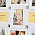 Decopatent Decopatent - Fotolijst Collage voor 12 Foto's van (10x15 & 15x10 Cm) - Fotolijsten - Fotolijstje met 12 fotokaders - 70 x 52 Cm - Wit