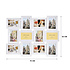 Decopatent Decopatent - Fotolijst Collage voor 12 Foto's van (10x15 & 15x10 Cm) - Fotolijsten - Fotolijstje met 12 fotokaders - 70 x 52 Cm - Wit