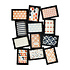 Decopatent Decopatent - Fotolijst Collage voor 12 Foto's van (10x15 & 15x10 Cm) - Fotolijsten - Fotolijstje met 12 fotokaders - 47 x 61 Cm - Zwart