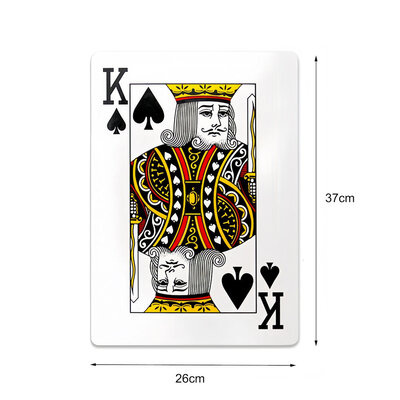 Decopatent Decopatent - XXL Jumbo Speelkaarten - Playing Cards Groot - Extra Grote XXL Speelkaart - Groot formaat - 26 x 37 Cm - XXL Formaat - Speelkaarten Gigantisch Groot
