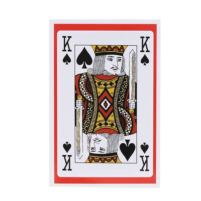 Decopatent Decopatent - XXL Jumbo Speelkaarten - Playing Cards Groot - Extra Grote XXL Speelkaart - Groot formaat - 26 x 37 Cm - XXL Formaat - Speelkaarten Gigantisch Groot