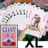 Decopatent Decopatent - XL Jumbo Speelkaarten - Playing Cards Groot - Extra Grote XL Speelkaart - Groot formaat - 21 x 28.5 Cm - XL Formaat - Speelkaarten Gigantisch Groot
