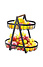 Decopatent Decopatent - 2-Laags Fruit Etagere Fruitschaal - Fruitschaal Ovaal - Metaal - Fruit Etagere 2 Lagen - Fruitmand Zwart - Modern en Stijlvol - Afm: 32 x 18 x 31 Cm