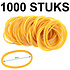 Decopatent Decopatent - 1.000 Stuks Elastieken Ø60mm x2mm - Post Elastiekjes rubber - Rubber Bands - Duurzaam materiaal - Elastiek 2 mm x 60 mm - In Doos