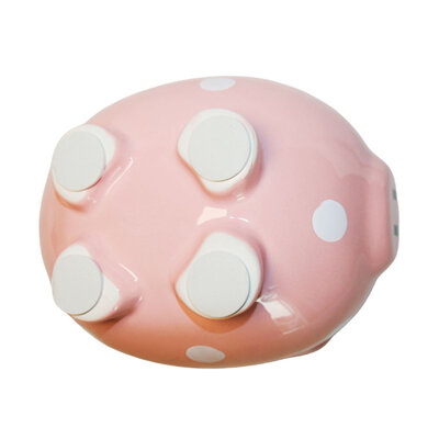 Decopatent Decopatent - Spaarvarken Spaarpot - Keramiek - Afm 15,5 x 12,5 x 14 cm - Spaarpot varken voor volwassenen en kleine kinderen - Cadeau - Kleur: Roze