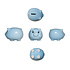 Decopatent Decopatent - Spaarvarken Spaarpot - Keramiek - Afm 14 x 12 x 9 cm - Spaarpot varken voor volwassenen en kleine kinderen - Cadeau - Kleur: Blauw