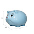 Decopatent Decopatent - Spaarvarken Spaarpot - Keramiek - Afm 14 x 12 x 9 cm - Spaarpot varken voor volwassenen en kleine kinderen - Cadeau - Kleur: Blauw