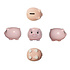 Decopatent Decopatent - Spaarvarken Spaarpot - Keramiek - Afm 14 x 12 x 9 cm - Spaarpot varken voor volwassenen en kleine kinderen - Cadeau - Kleur: Roze