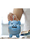 Decopatent Decopatent - Spaarvarken Spaarpot - Keramiek - Afm 16 x 12.5 x 14 cm - Spaarpot varken voor volwassenen en kleine kinderen - Cadeau - Kleur: Blauw