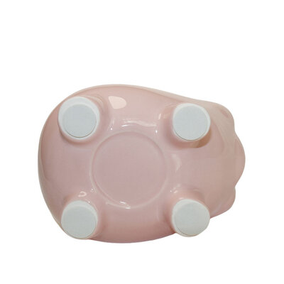 Decopatent Decopatent - Spaarvarken Spaarpot - Keramiek - Afm 16 x 12.5 x 14 cm - Spaarpot varken voor volwassenen en kleine kinderen - Cadeau - Kleur: Roze