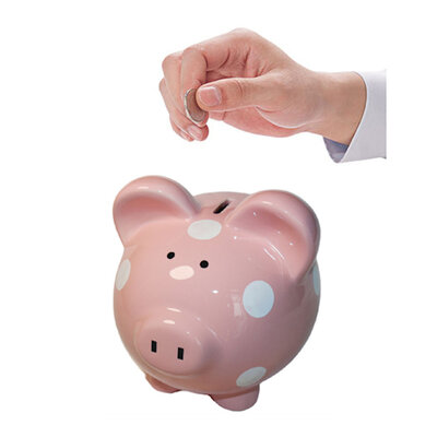 Decopatent Decopatent - Groot Spaarvarken Spaarpot - Keramiek - Afm 22 x 17 x 19 cm - Spaarpot varken voor volwassenen en kleine kinderen - Cadeau - Kleur: Roze