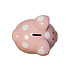 Decopatent Decopatent - Groot Spaarvarken Spaarpot - Keramiek - Afm 22 x 17 x 19 cm - Spaarpot varken voor volwassenen en kleine kinderen - Cadeau - Kleur: Roze