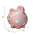 Decopatent Decopatent - Groot Spaarvarken Spaarpot - Keramiek - Afm 22 x 17 x 19 cm - Spaarpot varken voor volwassenen en kleine kinderen - Cadeau - Kleur: Roze
