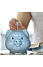 Decopatent Decopatent - Groot Spaarvarken Spaarpot - Keramiek - Afm 20 x 16 x 15 cm - Spaarpot varken voor volwassenen en kleine kinderen - Cadeau - Kleur: Blauw
