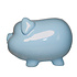 Decopatent Decopatent - Groot Spaarvarken Spaarpot - Keramiek - Afm 20 x 16 x 15 cm - Spaarpot varken voor volwassenen en kleine kinderen - Cadeau - Kleur: Blauw