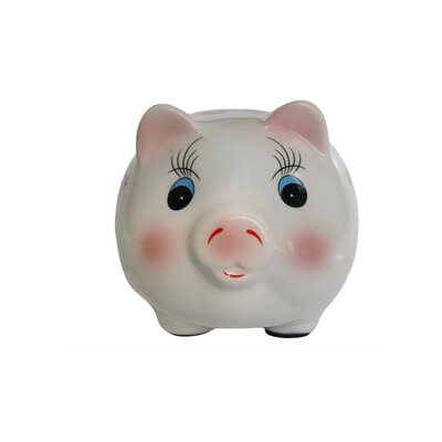 Decopatent Decopatent - Chinese Spaarvarken Spaarpot - China Geluks Spaarpot Keramiek - Chinees Style Afm 17 x 14 x 12 cm - Spaarpot varken voor volwassenen en kleine kinderen - Cadeau - Geluksbrenger - Kleur: China Style