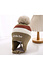Decopatent Decopatent LITTLE CAT - Muts Kind - Kinder muts met pompon - 6 Maanden  t/m 6 jaar - Maat 48/52 - Kindermutsen Jongens & Meisjes - Gebreide Muts met Binnenvoering - Muts Baby / Peuter / Kleuter - Wintermuts - Kleur: Bruin met gekleurde Strepen