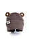 Decopatent Decopatent XCM - Muts Kind - Kinder muts met Oren - Teddy Bear - 6 Maanden  t/m 6 jaar - Maat 48/52 - Kindermutsen Jongens & Meisjes - Gebreide Muts met Binnenvoering - Muts Baby / Peuter / Kleuter - Wintermuts - Kleur: Bruin