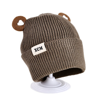 Decopatent Decopatent XCM - Muts Kind - Kinder muts met Oren - Teddy Bear - 6 Maanden t/m 6 jaar - Maat 48/52 - Kindermutsen Jongens & Meisjes - Gebreide Muts met Binnenvoering - Muts Baby / Peuter / Kleuter - Wintermuts - Kleur: Groen