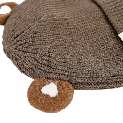 Decopatent Decopatent XCM - Muts Kind - Kinder muts met Oren - Teddy Bear - 6 Maanden t/m 6 jaar - Maat 48/52 - Kindermutsen Jongens & Meisjes - Gebreide Muts met Binnenvoering - Muts Baby / Peuter / Kleuter - Wintermuts - Kleur: Groen