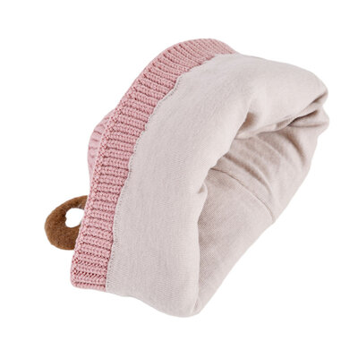 Decopatent Decopatent XCM - Muts Kind - Kinder muts met Oren - Teddy Bear - 6 Maanden t/m 6 jaar - Maat 48/52 - Kindermutsen Jongens & Meisjes - Gebreide Muts met Binnenvoering - Muts Baby / Peuter / Kleuter - Wintermuts - Kleur: Roze