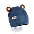 Decopatent Decopatent XCM - Muts Kind - Kinder muts met Oren - Teddy Bear - 6 Maanden t/m 6 jaar - Maat 48/52 - Kindermutsen Jongens & Meisjes - Gebreide Muts met Binnenvoering - Muts Baby / Peuter / Kleuter - Wintermuts - Kleur: Blauw