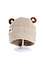 Decopatent Decopatent XCM - Muts Kind - Kinder muts met Oren - Teddy Bear - 6 Maanden t/m 6 jaar - Maat 48/52 - Kindermutsen Jongens & Meisjes - Gebreide Muts met Binnenvoering - Muts Baby / Peuter / Kleuter - Wintermuts - Kleur: Beige