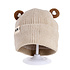 Decopatent Decopatent XCM - Muts Kind - Kinder muts met Oren - Teddy Bear - 6 Maanden t/m 6 jaar - Maat 48/52 - Kindermutsen Jongens & Meisjes - Gebreide Muts met Binnenvoering - Muts Baby / Peuter / Kleuter - Wintermuts - Kleur: Beige