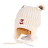 Decopatent Decopatent - Muts Kind - Kinder muts met Beren Oren - Teddy Bear - 6 Maanden t/m 6 jaar - Maat 48/52 - Kindermutsen Jongens & Meisjes - Gebreide Muts met Binnenvoering - Muts Baby / Peuter / Kleuter - Wintermuts - Kleur: Wit