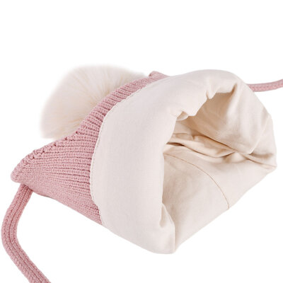 Decopatent Decopatent - Muts Kind - Kinder muts met pompon - 6 Maanden  t/m 6 jaar - Maat 48/52 - Kindermutsen Jongens & Meisjes - Gebreide Muts met Binnenvoering - Muts Baby / Peuter / Kleuter - Wintermuts - Kleur: Roze
