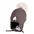 Decopatent Decopatent - Muts Kind - Kinder muts met pompon - M Embleem - 6 Maanden  t/m 6 jaar - Maat 48/52 - Kindermutsen Jongens & Meisjes - Gebreide Muts met Binnenvoering - Muts Baby / Peuter / Kleuter - Wintermuts - Kleur: Bruin