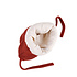 Decopatent Decopatent - Muts Kind - Kinder muts met pompon - M Embleem - 6 Maanden  t/m 6 jaar - Maat 48/52 - Kindermutsen Jongens & Meisjes - Gebreide Muts met Binnenvoering - Muts Baby / Peuter / Kleuter - Wintermuts - Kleur: Rood