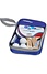 Relaxdays Relaxdays tafeltennisbatjes set - 27x17x5 cm - 2 batjes - met net - 3 ballen - 3 sterren - blauw