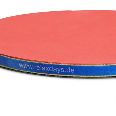 Relaxdays Relaxdays tafeltennisbatjes set - 27x17x5 cm - 2 batjes - met net - 3 ballen - 3 sterren - blauw