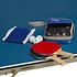 Relaxdays Relaxdays tafeltennisbatjes set - 27x17x5 cm - 2 batjes - met net - 3 ballen - 3 sterren - blauw