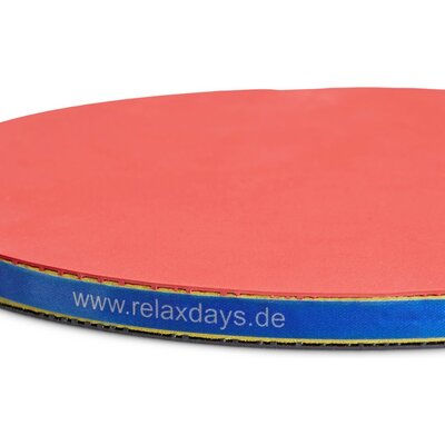 Relaxdays Relaxdays tafeltennis set - 14x150x1,7 cm - 2 sterren - 2 batjes - 3 ballen - tafeltennisnet - blauw