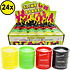 Decopatent 24 STUKS Gekleurd Mini Slijm in olie vat - Slime Barrel - Slijm Putty - Uitdeelcadeaus - Traktatie Uitdeelcadeautjes voor kinderen - Grabbelton - School - Kinderfeestje - Speelgoed Trakteren - Grabbelton Traktaties Cadeautjes
