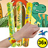 Decopatent 36 STUKS Dinosaurus Klaparmbandjes - Uitdeelcadeaus - Klap Armbanden - Traktatie Uitdeelcadeautjes voor kinderen - Grabbelton - School - Kinderfeestje - Klein Speelgoed Trakteren - Grabbelton Traktaties Cadeautjes