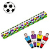 Decopatent 36 STUKS Voetballers Klaparmbandjes - Uitdeelcadeaus - Klap Armbanden - Traktatie Uitdeelcadeautjes voor kinderen - Grabbelton - School - Kinderfeestje - Klein Speelgoed Trakteren - Grabbelton Traktaties Cadeautjes