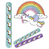 Decopatent 36 STUKS Unicorn Eenhoorn Klaparmbandjes - Uitdeelcadeaus - Klap Armbanden - Traktatie Uitdeelcadeautjes voor kinderen - Grabbelton - School - Kinderfeestje - Klein Speelgoed Trakteren - Grabbelton Traktaties Cadeautjes