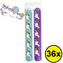 Decopatent 36 STUKS Unicorn Eenhoorn Klaparmbandjes - Uitdeelcadeaus - Klap Armbanden - Traktatie Uitdeelcadeautjes voor kinderen - Grabbelton - School - Kinderfeestje - Klein Speelgoed Trakteren - Grabbelton Traktaties Cadeautjes