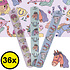 Decopatent 36 STUKS Paarden Klaparmbandjes - Uitdeelcadeaus - Klap Armbanden - Traktatie Uitdeelcadeautjes voor kinderen - Grabbelton - School - Kinderfeestje - Klein Speelgoed Trakteren - Grabbelton Traktaties Cadeautjes
