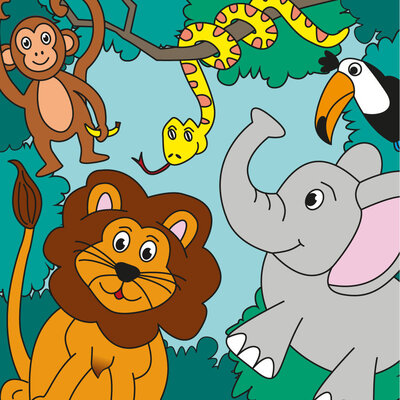 Decopatent 36 STUKS Jungle Dieren Klaparmbandjes - Uitdeelcadeaus - Klap Armbanden - Traktatie Uitdeelcadeautjes voor kinderen - Grabbelton - School - Kinderfeestje - Klein Speelgoed Trakteren - Grabbelton Traktaties Cadeautjes