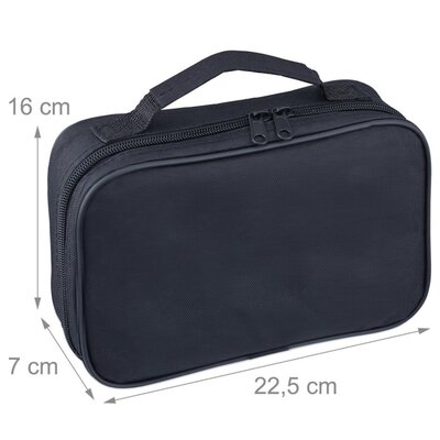 Decopatent Jeu de Boules SET - 6 ballen Diameter: 7.2 Cm - Metaal - Petanque - Jeu de Boules SET in Draagtas - Inclusief Afstandmeter - Jeu de boules set volwassenen