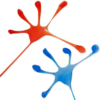 Decopatent 48 STUKS Plakhandjes - Sticky Hands - Kleefbare handjes - Uitdeelcadeaus - Kleefhandjes - Traktatie Uitdeelcadeautjes voor kinderen - Grabbelton - School - Kinderfeestje - Klein Speelgoed Trakteren - Grabbelton Traktaties Cadeautjes