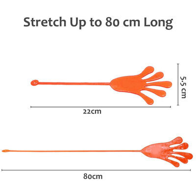 Decopatent 48 STUKS Plakhandjes - Sticky Hands - Kleefbare handjes - Uitdeelcadeaus - Kleefhandjes - Traktatie Uitdeelcadeautjes voor kinderen - Grabbelton - School - Kinderfeestje - Klein Speelgoed Trakteren - Grabbelton Traktaties Cadeautjes